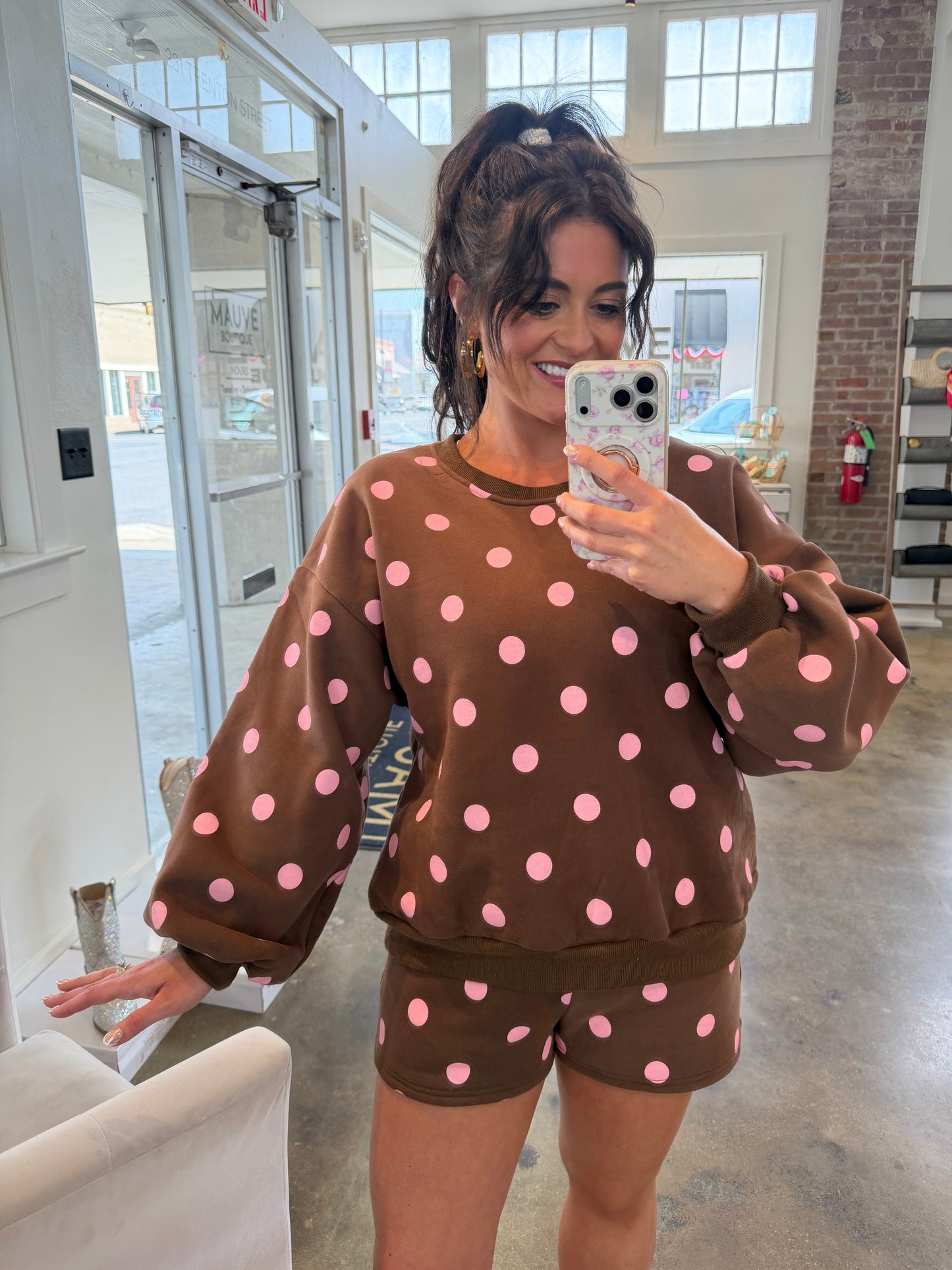 Classic Charm Polka Dotted Set
