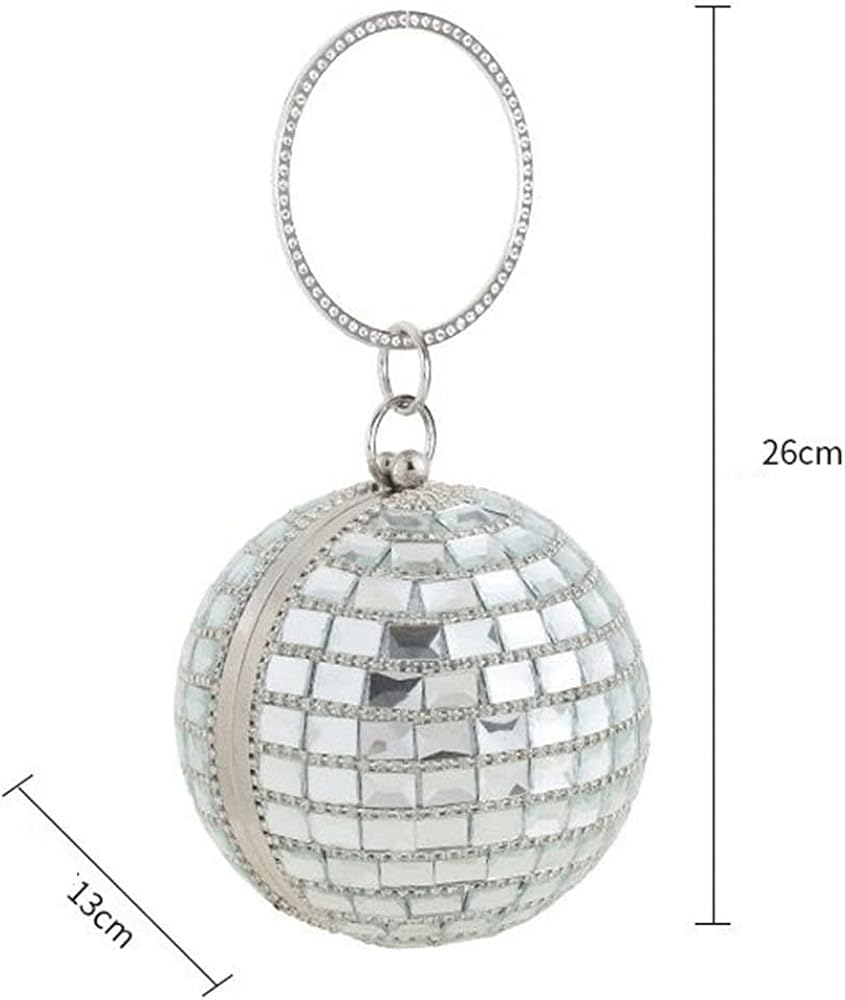 Rhinestone Disco Ball Purse