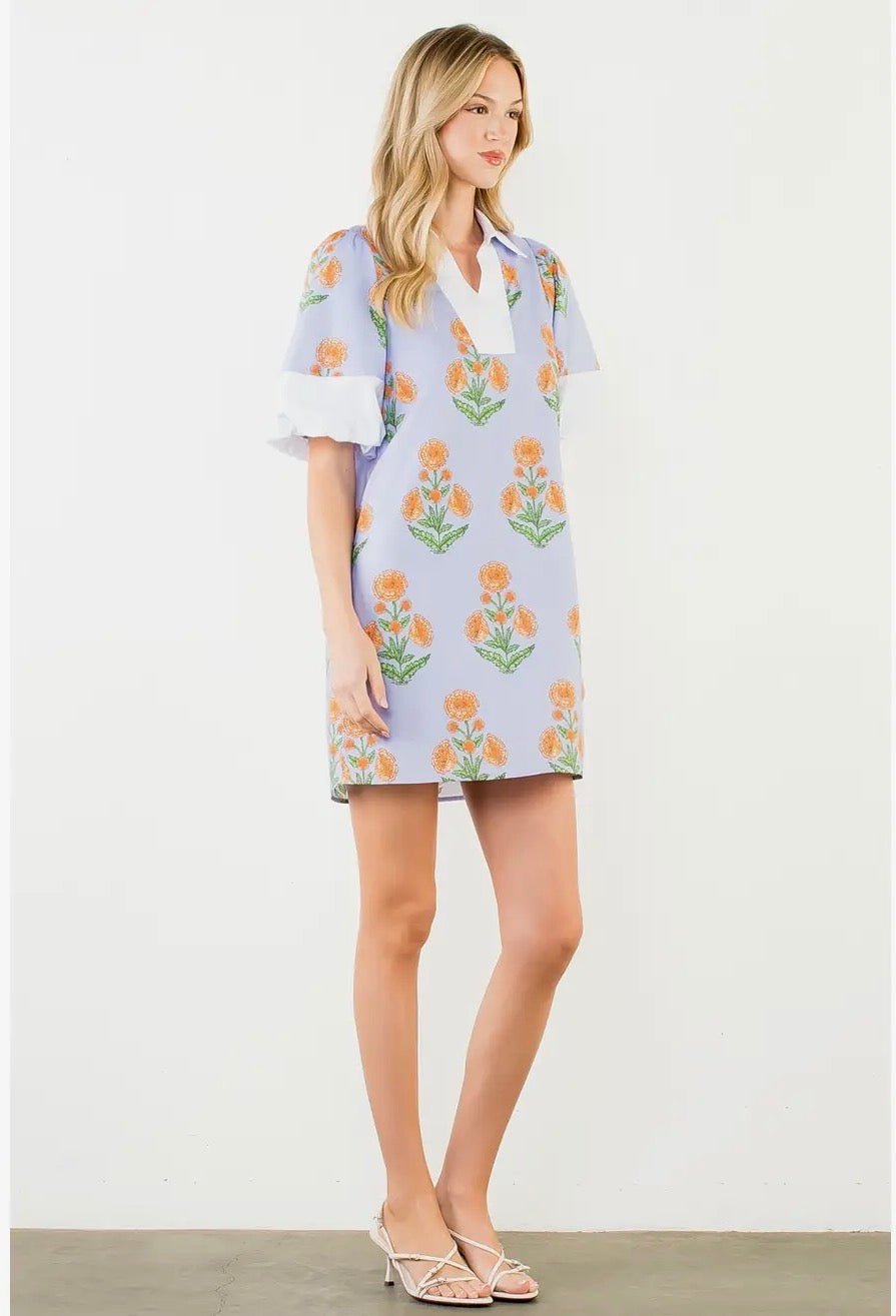 Brunch & Mimosa’s Puff Sleeve Mini Dress