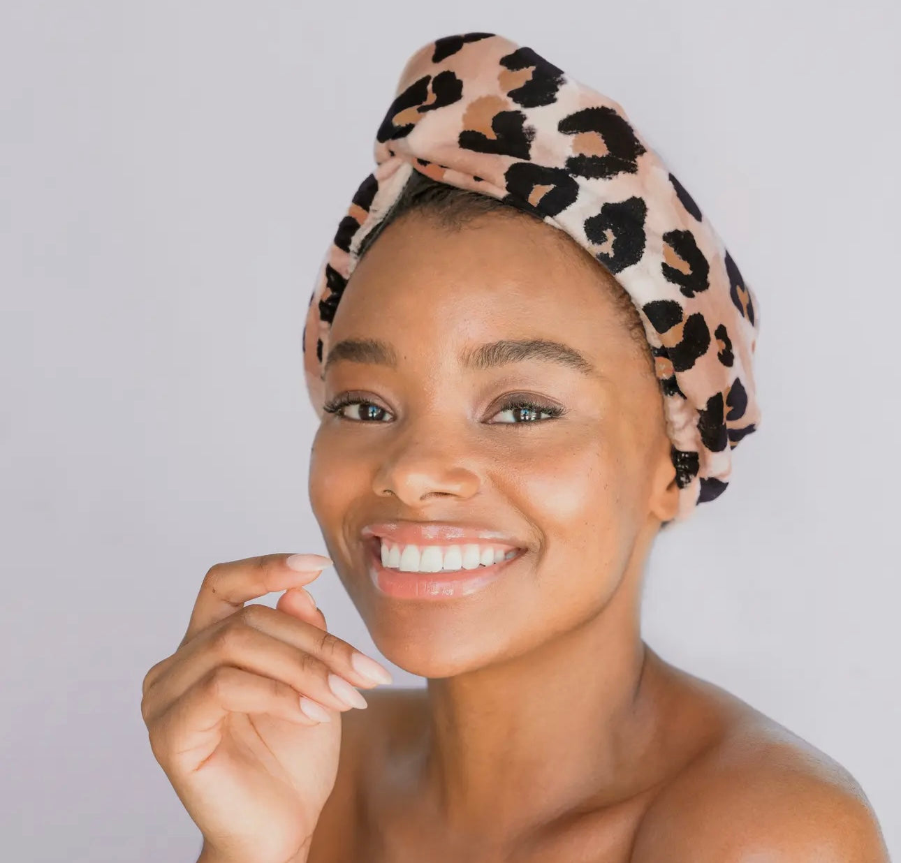 Kit*sch Leopard Microfiber Hair Towel