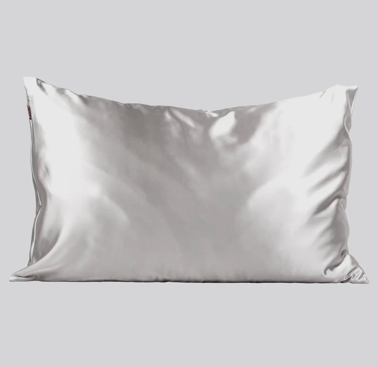 Kit*sch Standard Satin Pillowcase- Silver