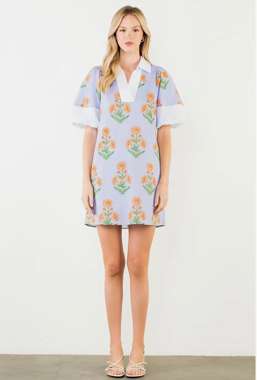 Brunch & Mimosa’s Puff Sleeve Mini Dress