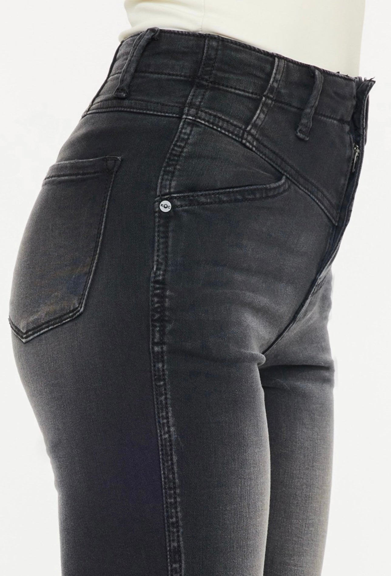 KanCan Black Ultra High Rise Flare Jeans