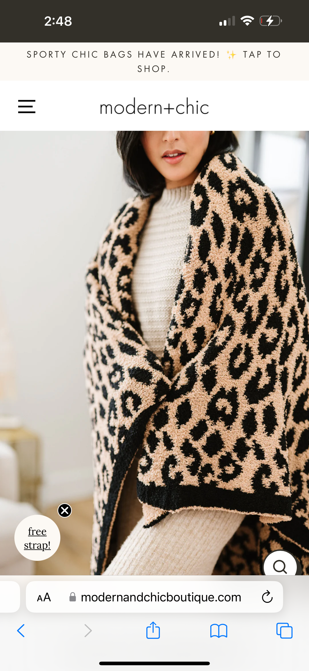 Comfy Leopard Blanket-2 Colors