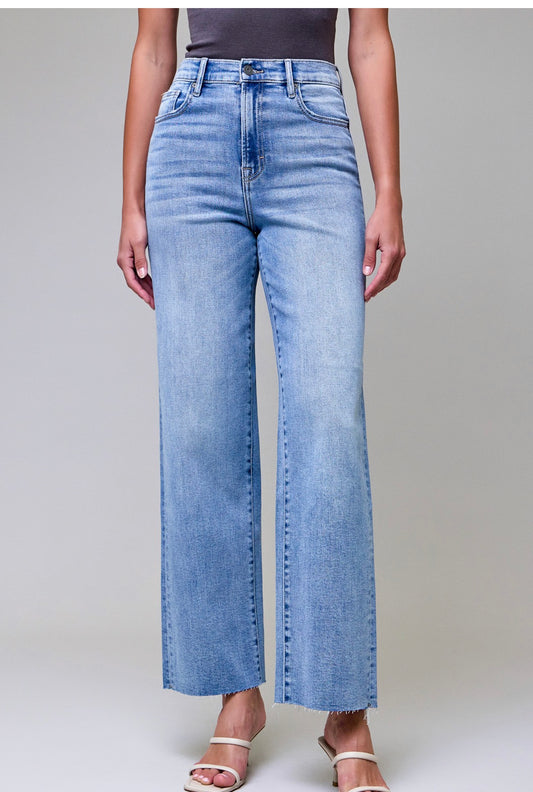Hidden Medium/Light Logan High Waist Dad Jeans