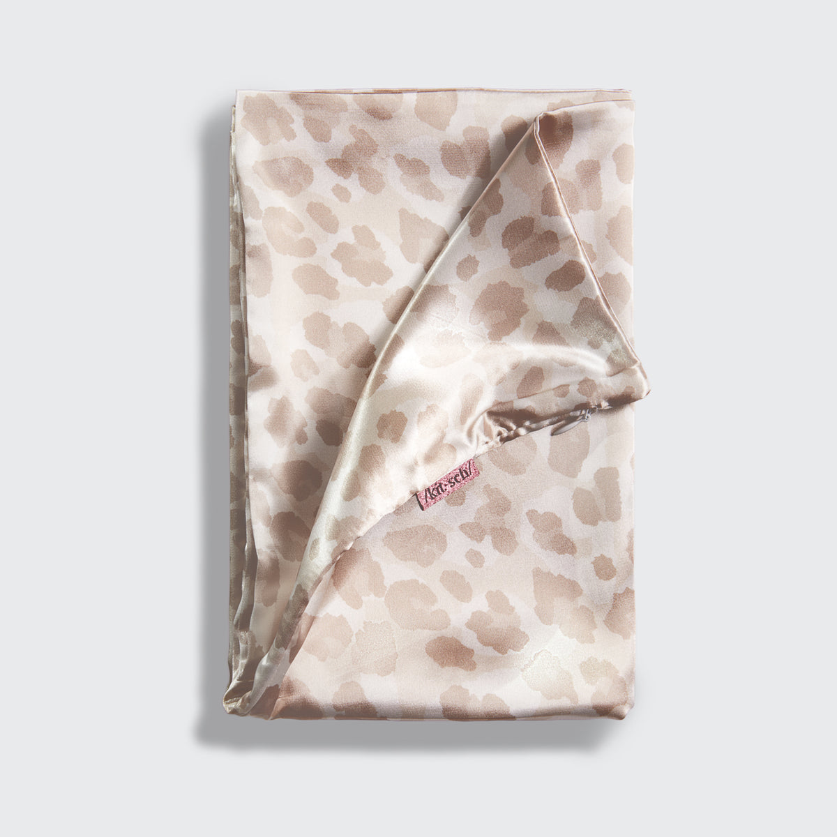 Kit*sch Standard Satin Pillowcase- Leopard