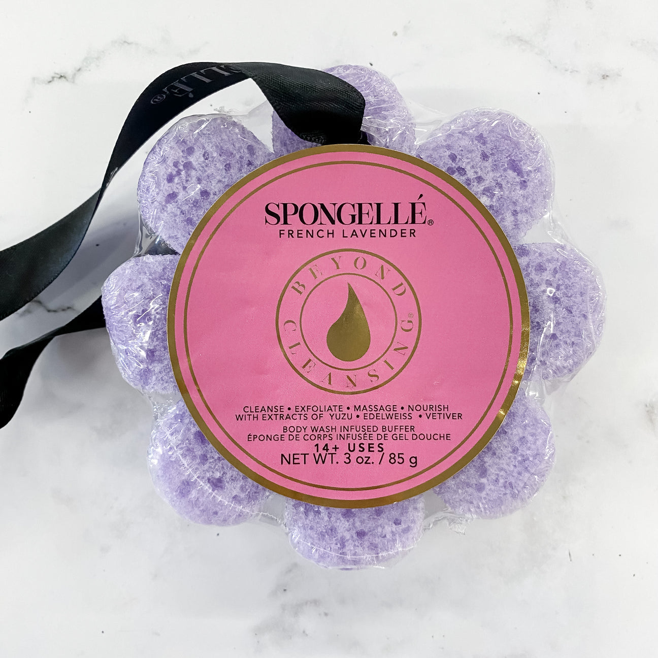 Spongelle Flower Soap Buffer- French Lavender