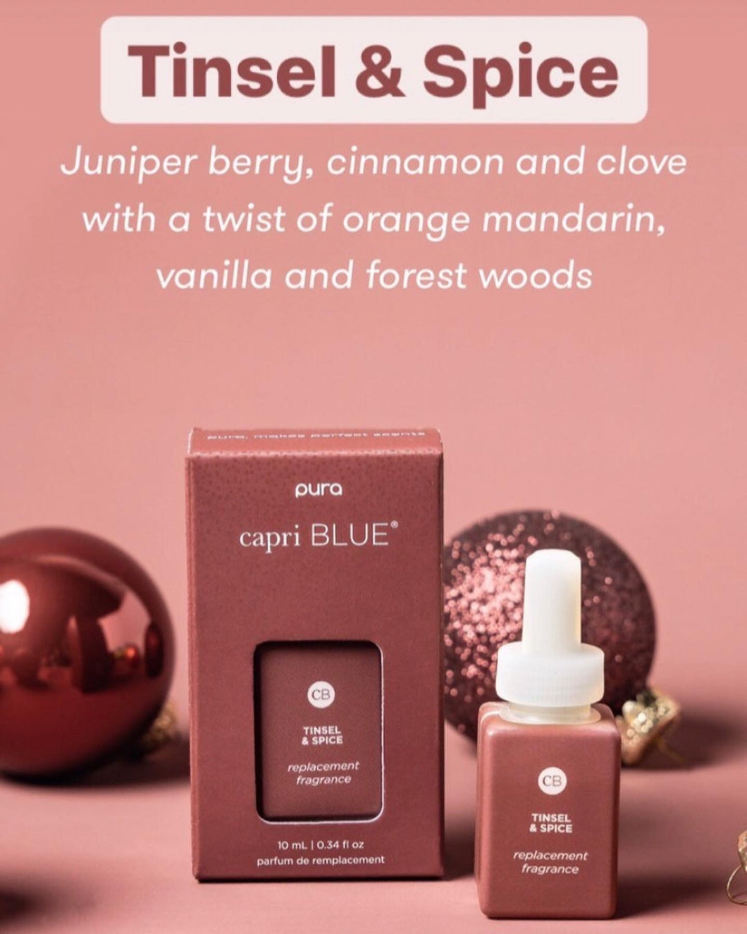 Capri Blue Refill- Tinsel & Spice