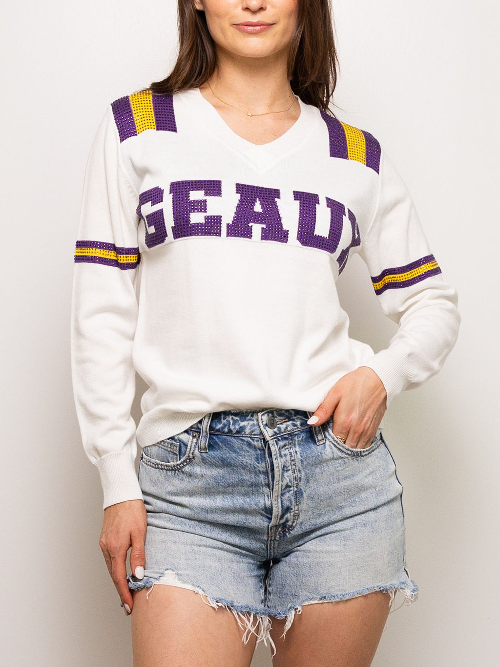 Geaux LSU Sweater-Sparkle City