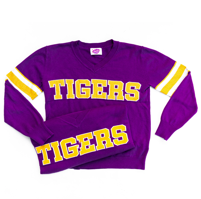 Tiger Fan Sweater-Sparkle City