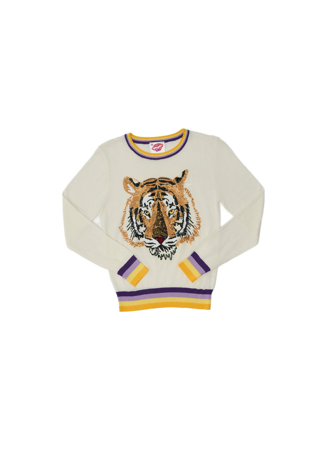 Tiger Head Sweater-Sparkle City