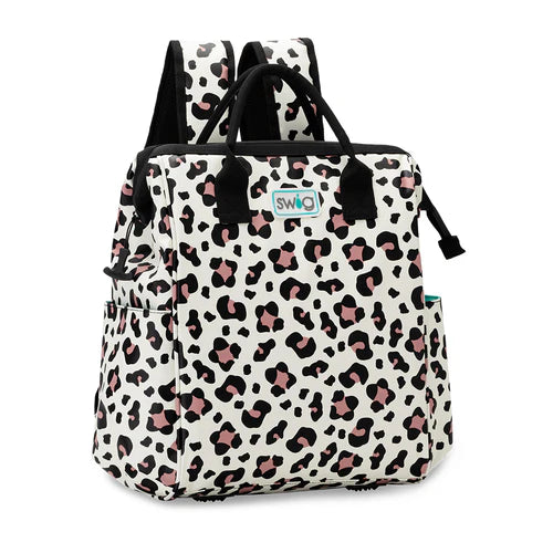 Swig Life- Leopard Ice chest Backpack Cooler