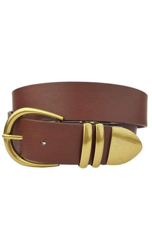 Classic Buckle Brown Belt