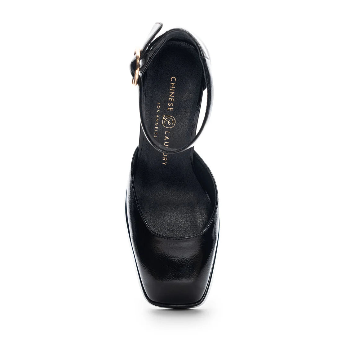 Oaklen Patent Black Heels