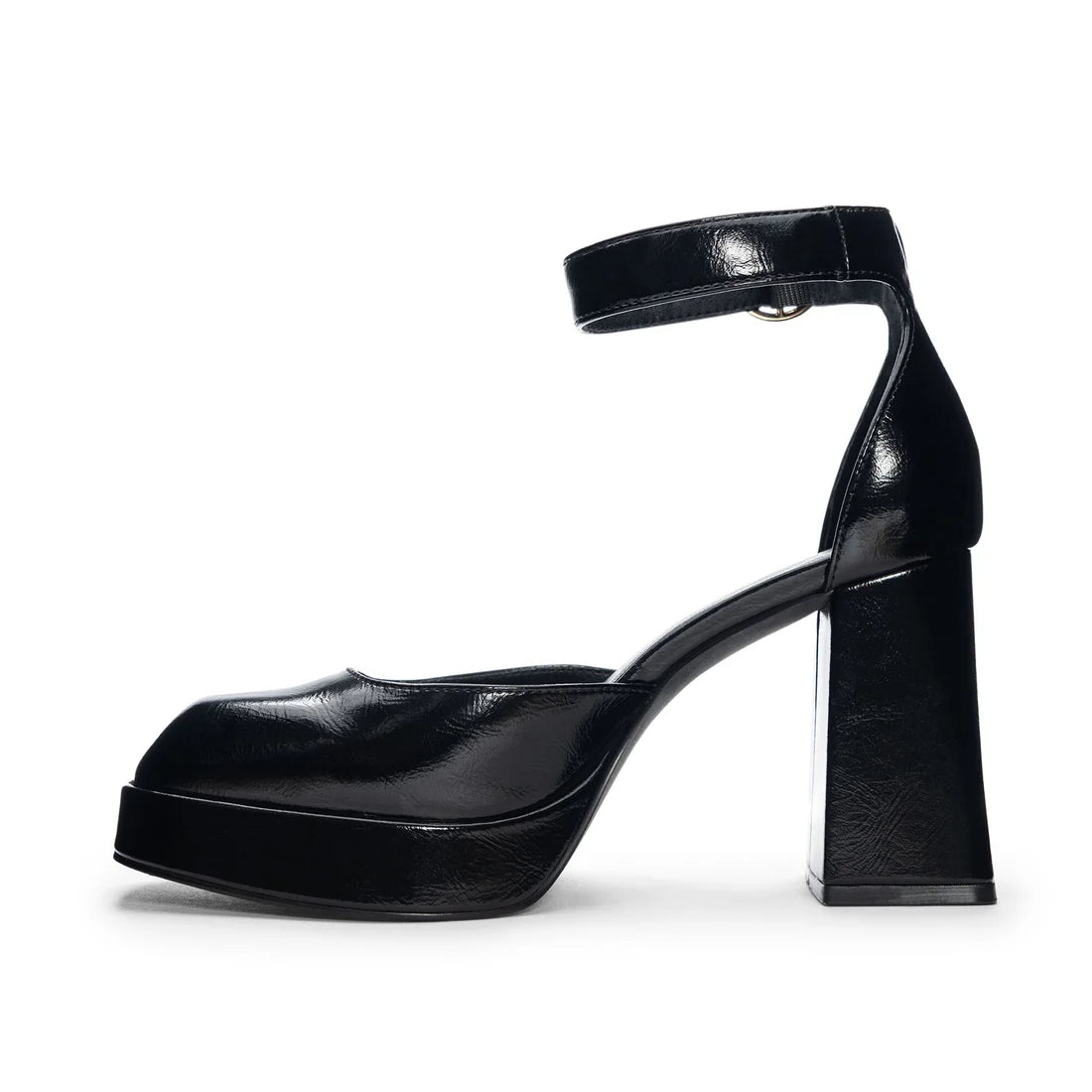 Oaklen Patent Black Heels