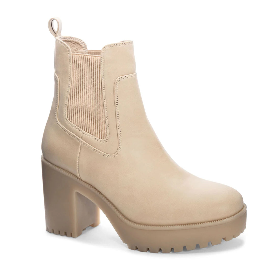 Good Day Nubuck Natural Booties