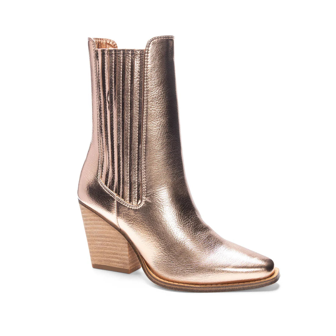 Cali Metallic Copper Booties