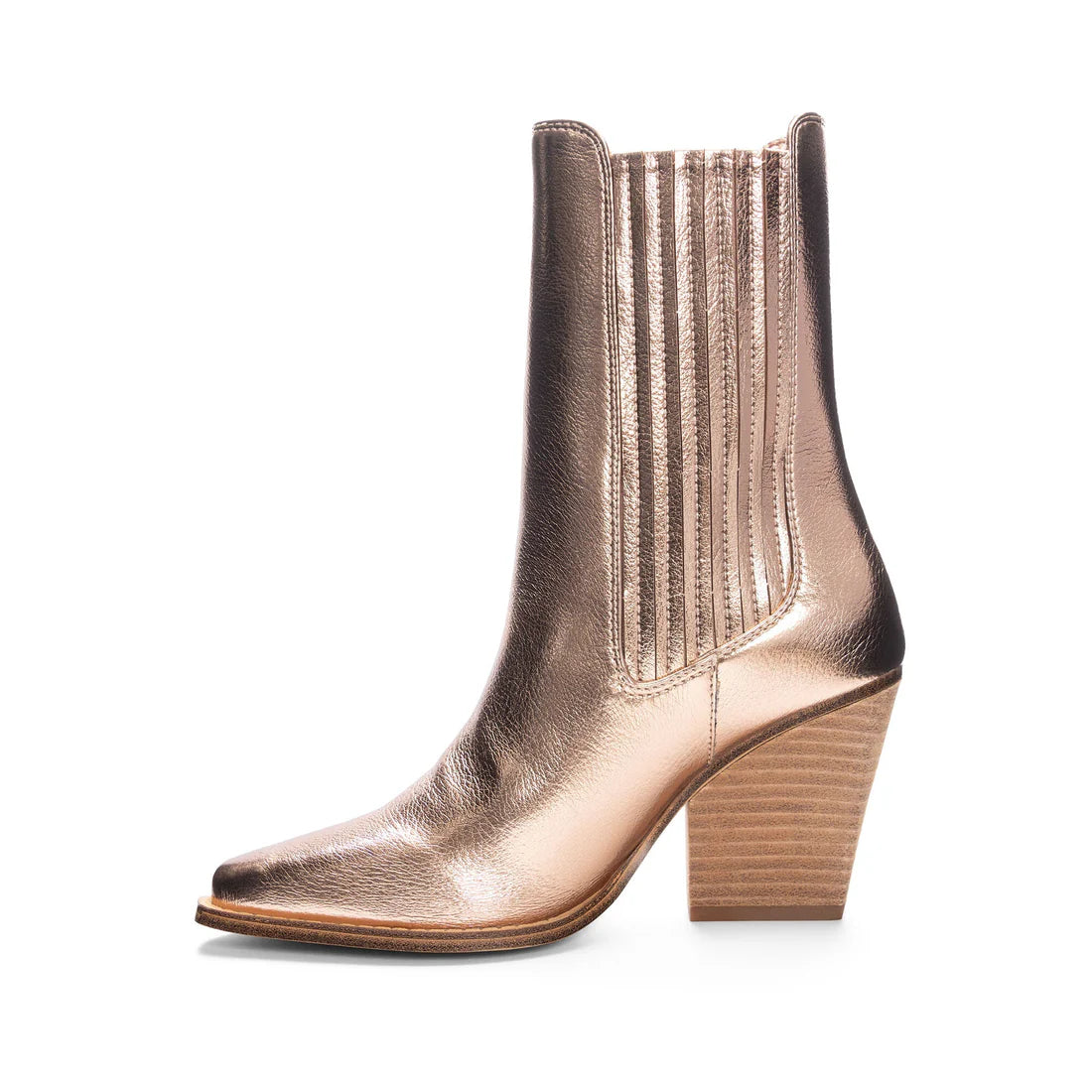 Cali Metallic Copper Booties