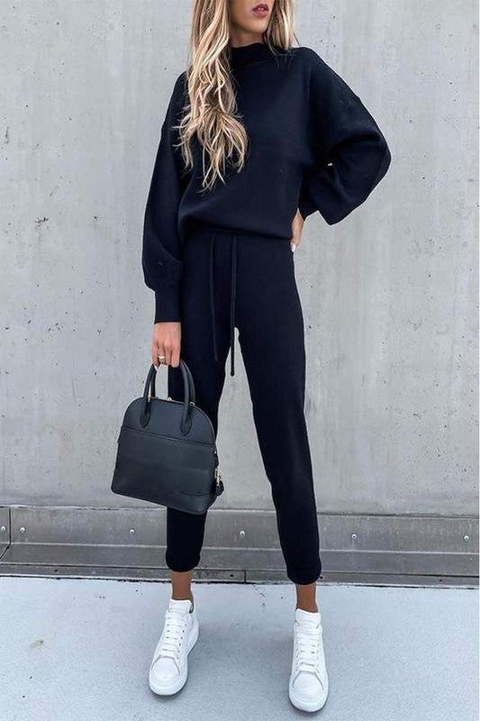 Casual Knit 2 Piece Lounge Set