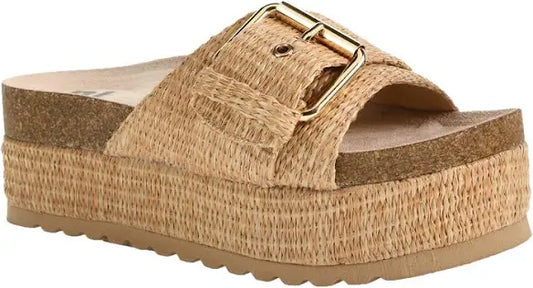 Palm Island Raffia Sandals