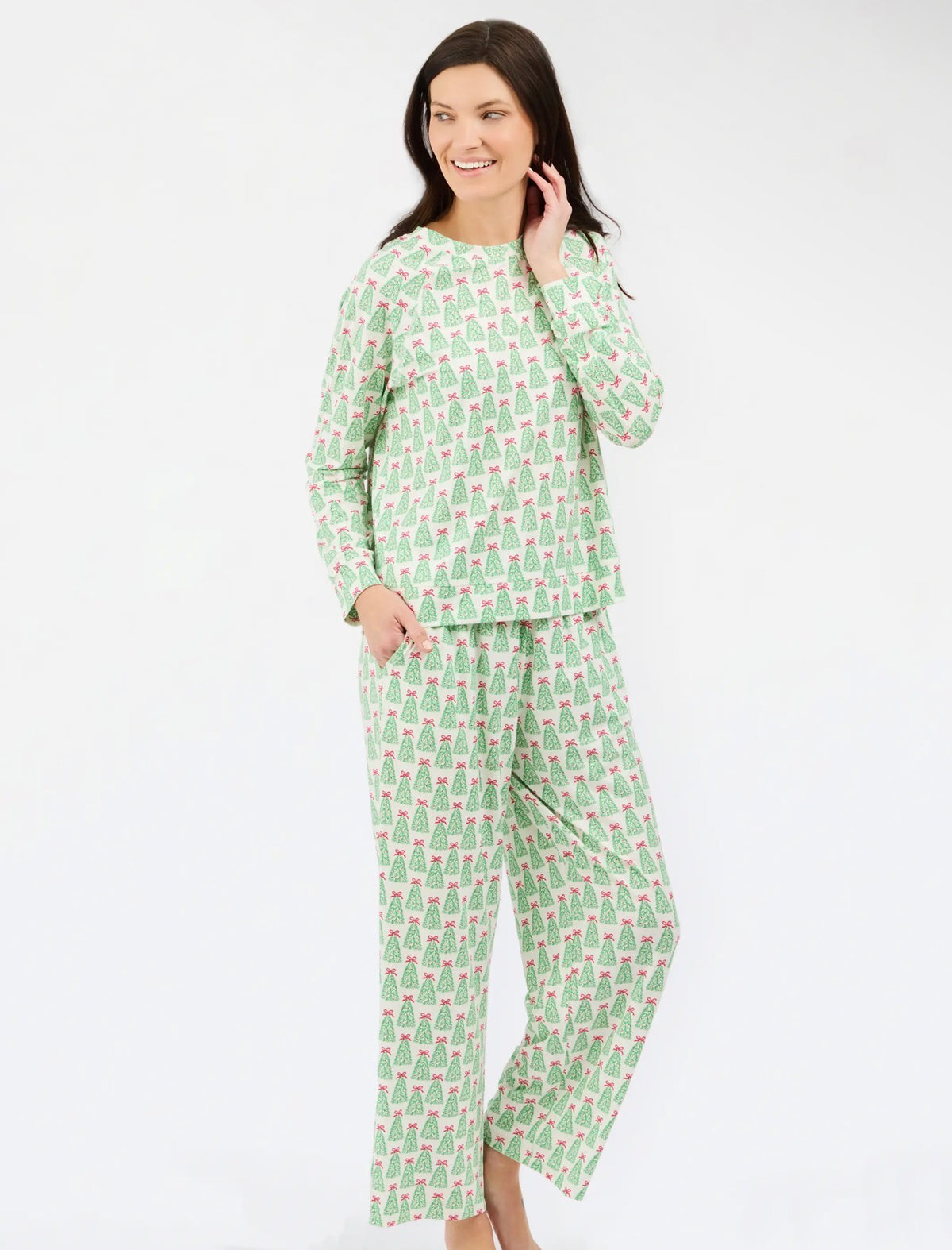 Women’s Rosy Woodlands Annie Pants Set Butter Soft| Christmas Pajamas~ Mary Square